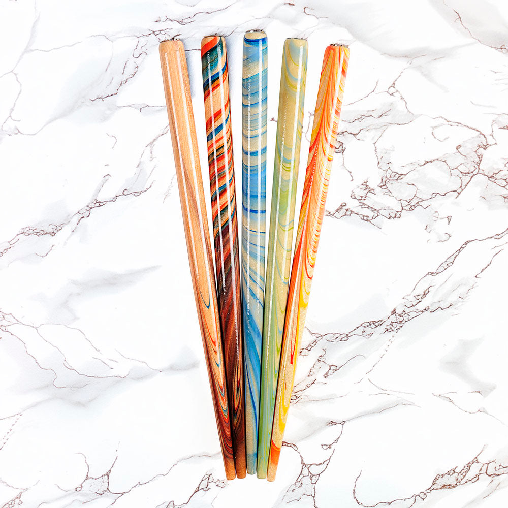 Brause Marbled Wooden Nib Holder