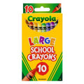 Crayola Large School Crayons Pack of 10