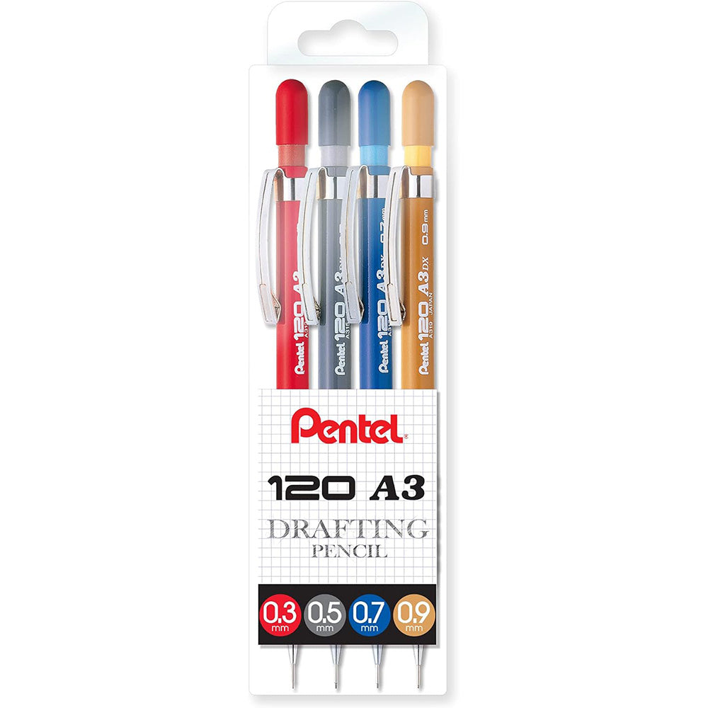 Pentel Mechanical Pencils Set 4