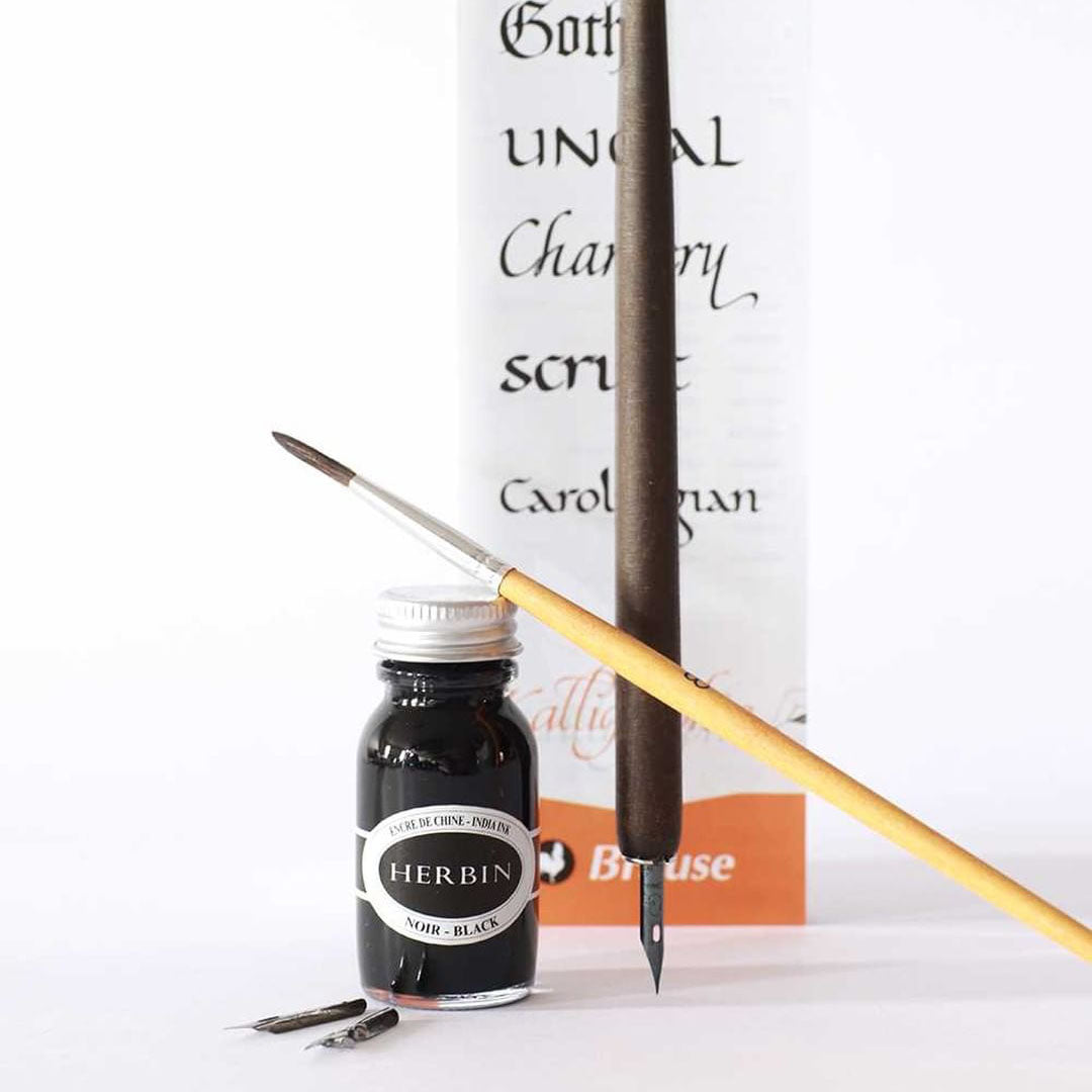 Brause Nib Holder/Nibs/Ink Drawing Boxed Set