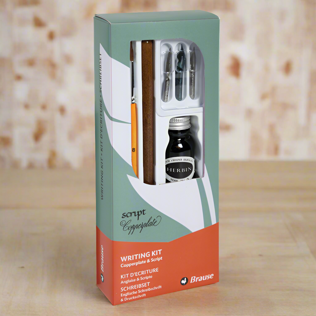 Brause Nib Holder/Nibs/Ink Writing Set