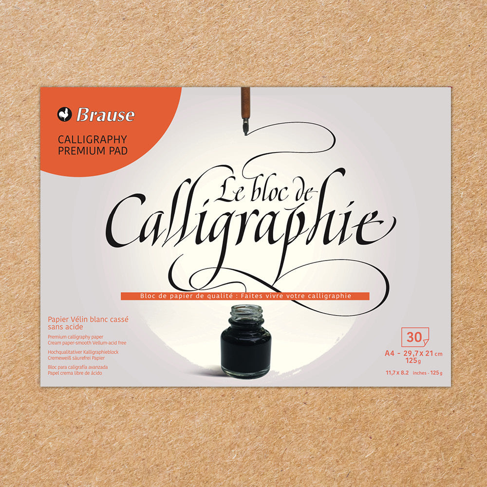 Brause Premium 50% Cotton/Vellum Calligraphy Pad