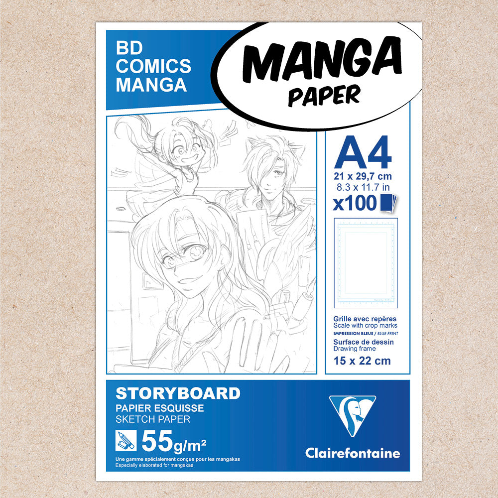Clairefontaine Manga Storyboard Pads