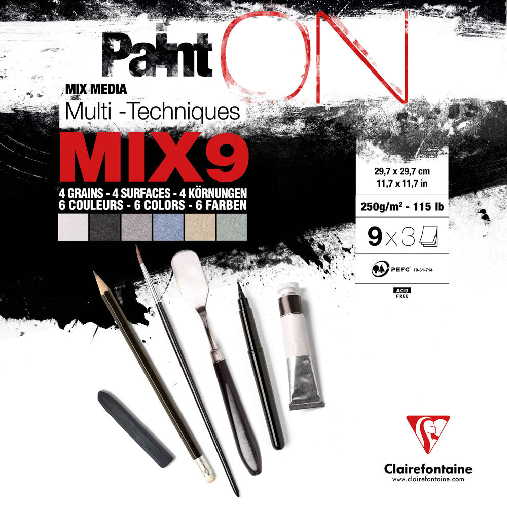 Clairefontaine Paint'On MIX9 Pads