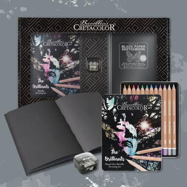 Cretacolor MegaColor Metallic Gift Set