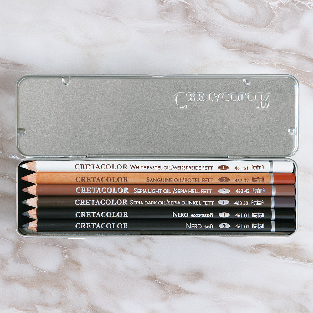 Cretacolor Oil Pencil Sketching Set
