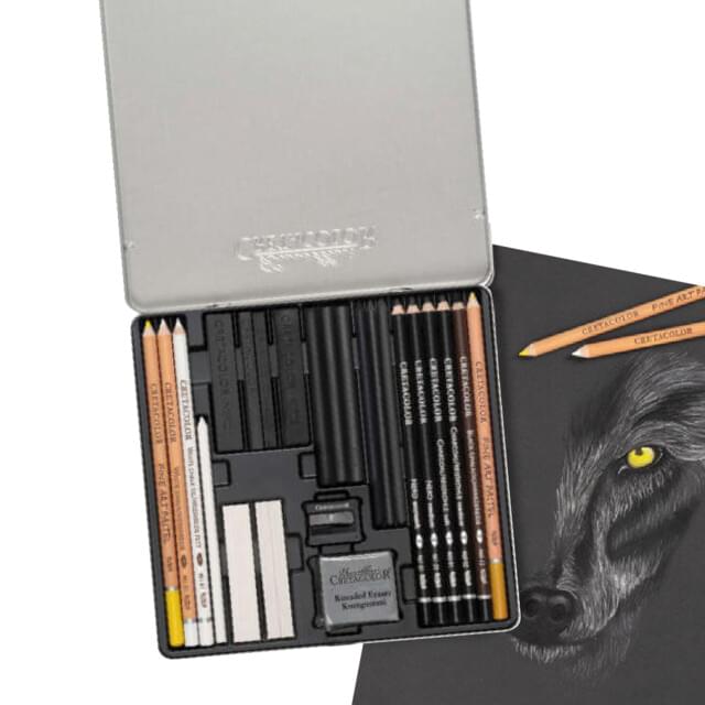 Cretacolor Wolf Drawing Box