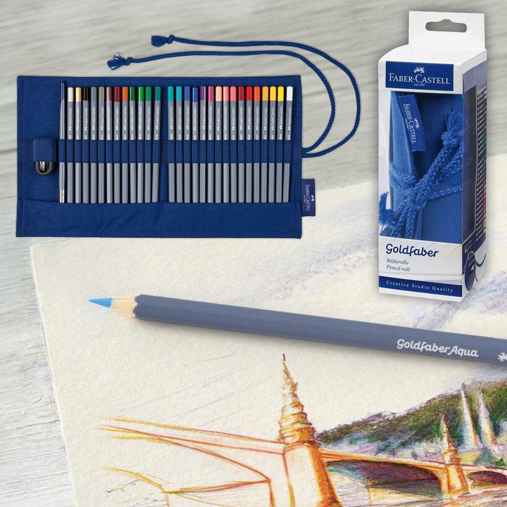 Faber-Castell Goldfaber Watercolour Pencil Roll