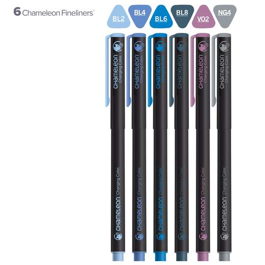 Chameleon Fineliner Sets of 6