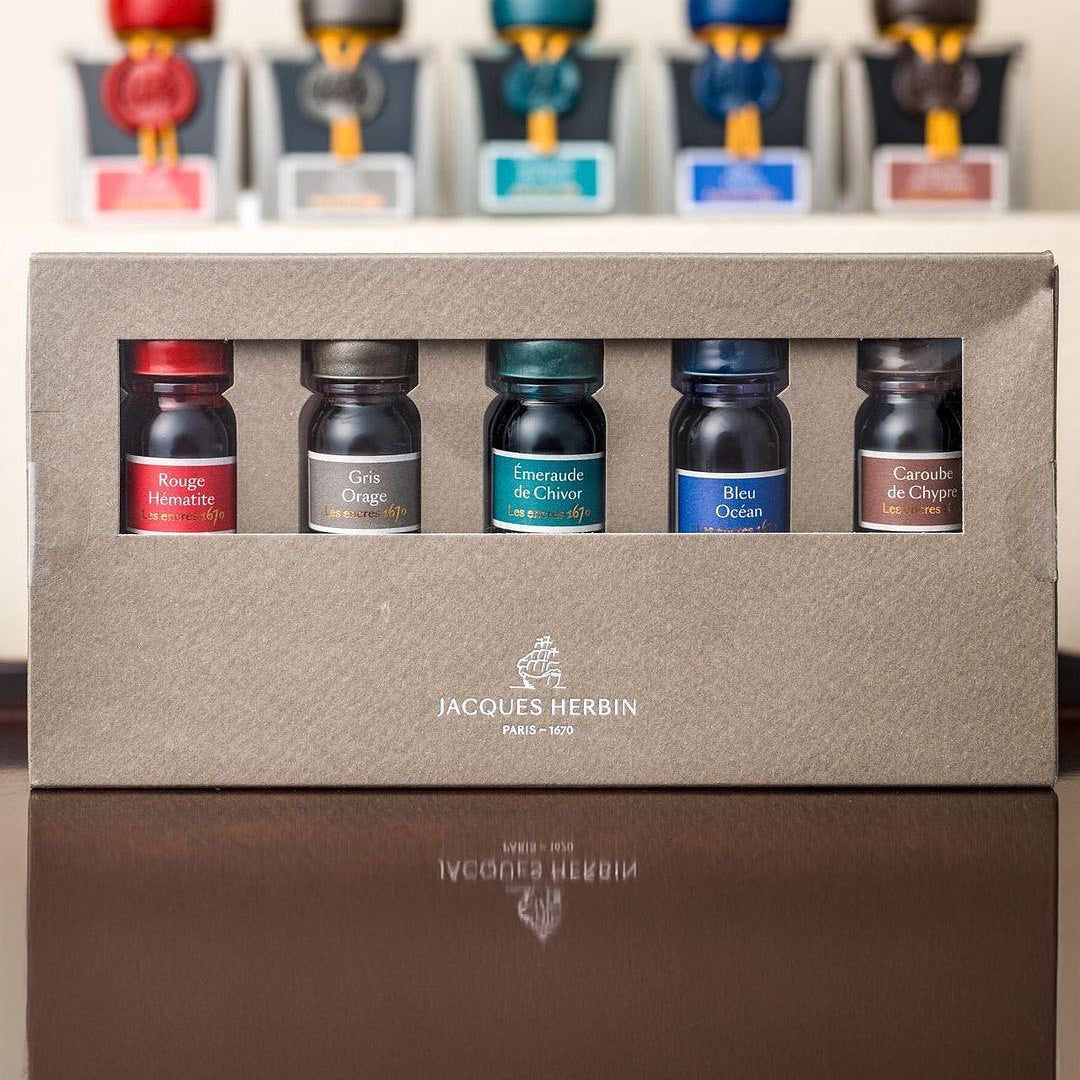 Herbin 1670 Ink Bottle Gift Set 5x10ml Assorted