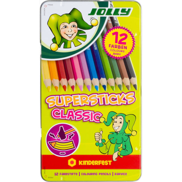 Jolly Supersticks Classic Pencil Tin Sets
