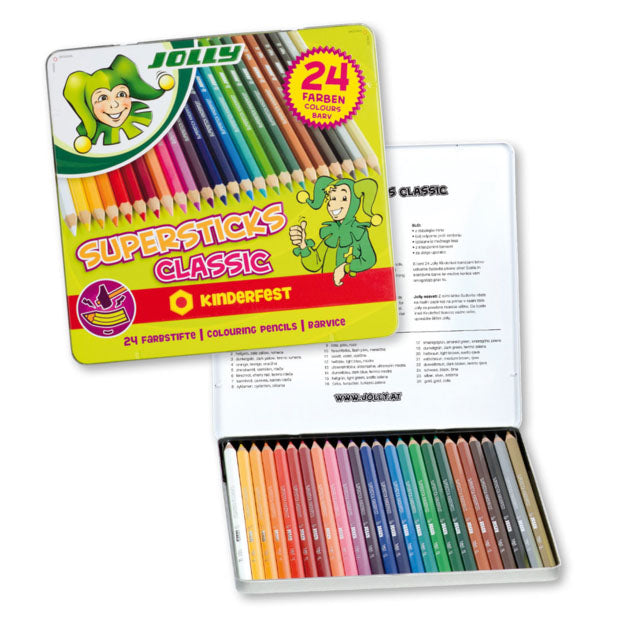 Jolly Supersticks Classic Pencil Tin Sets