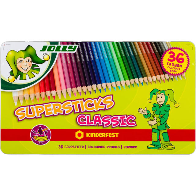 Jolly Supersticks Classic Pencil Tin Sets