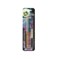 Jolly Supersticks Double-End Crazy Metallic Pencil I Card of 3