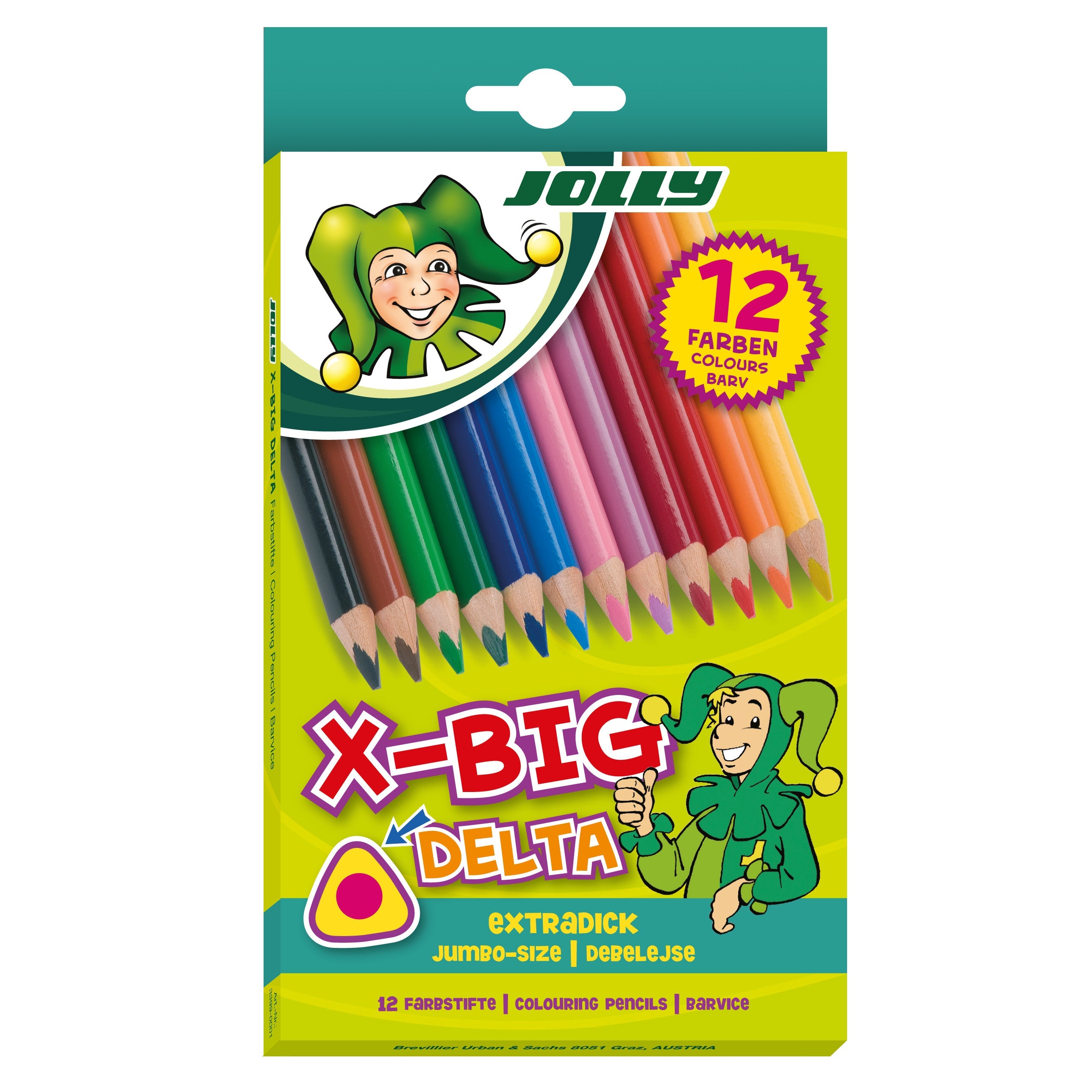 Jolly X-Big Delta Triangular Pencil Sets