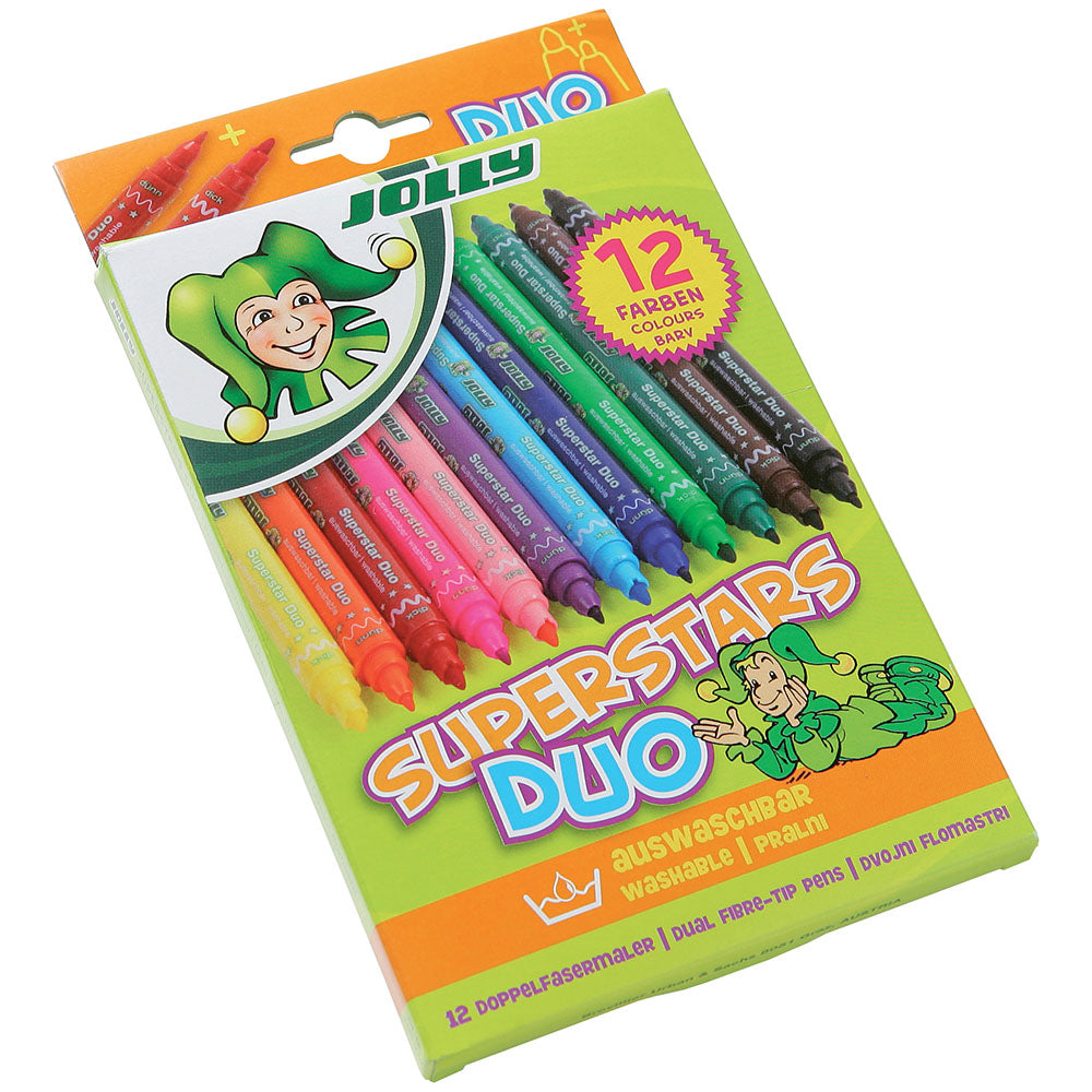 Jolly Superstars Duo Markers Sets