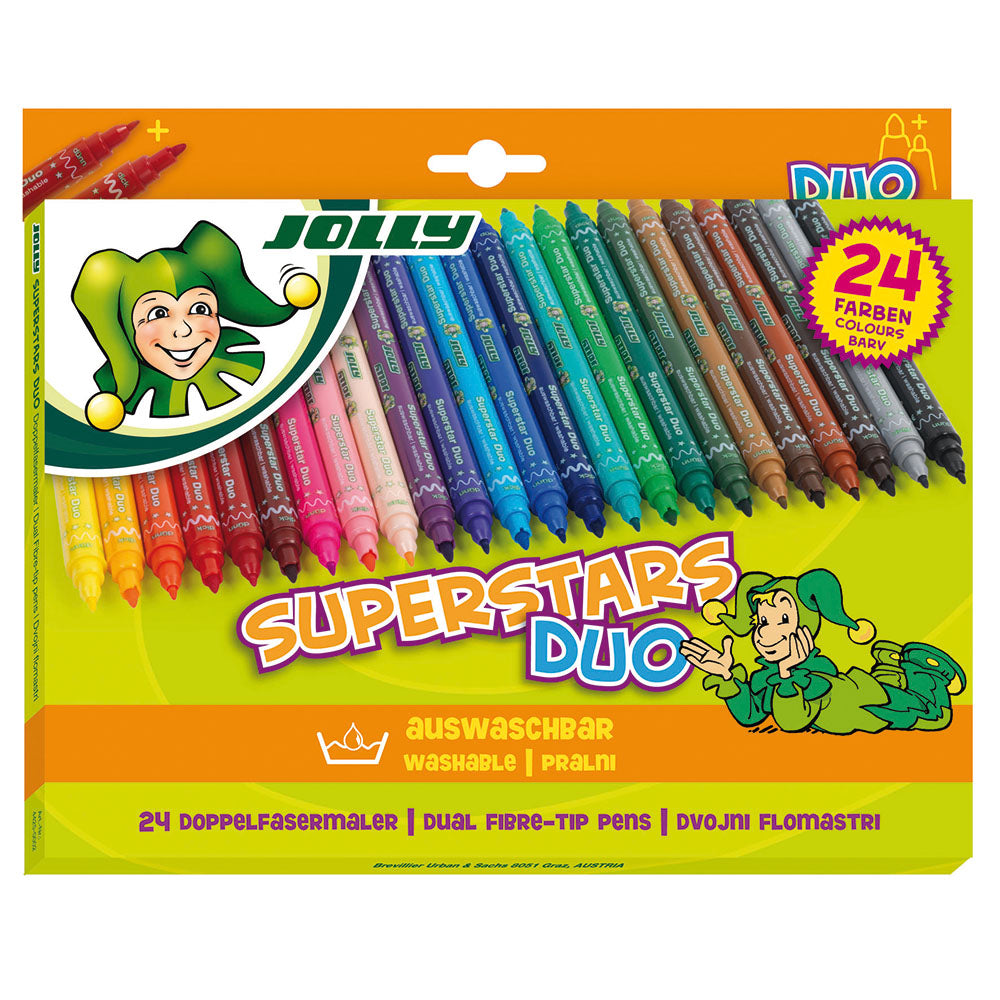 Jolly Superstars Duo Markers Sets
