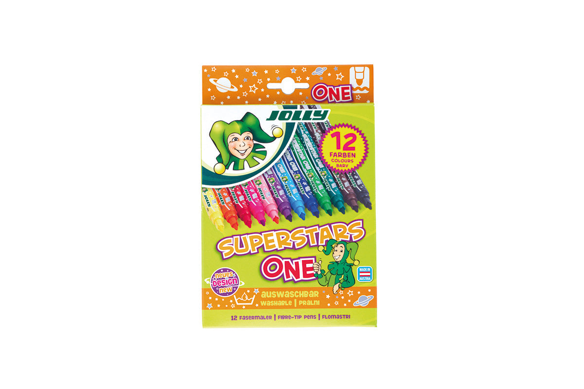 Jolly Superstars One Felt Tip Marker Sets