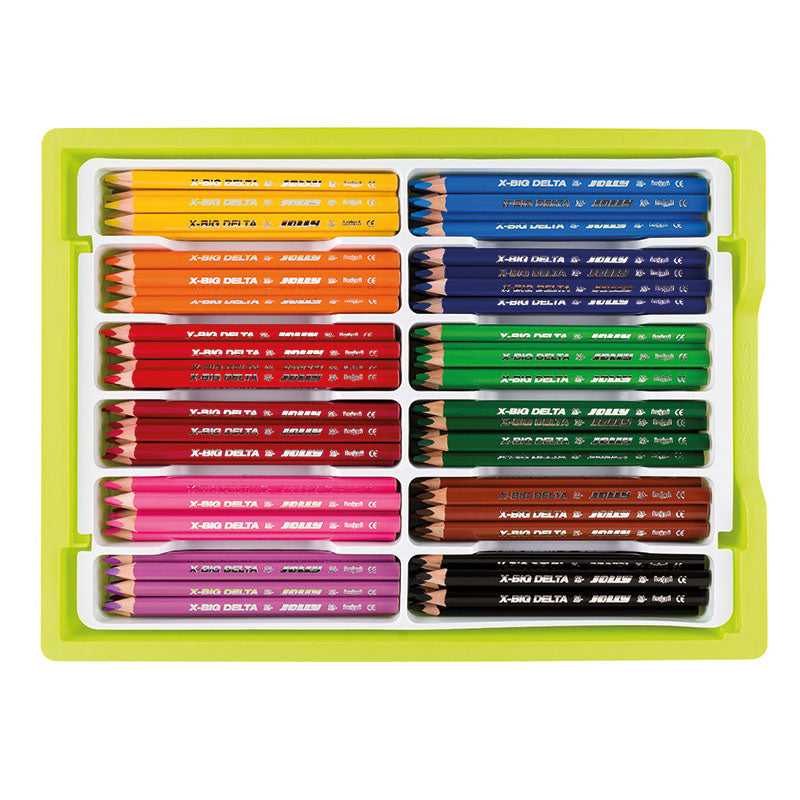 Jolly X-Big Delta Triangular Pencil Sets