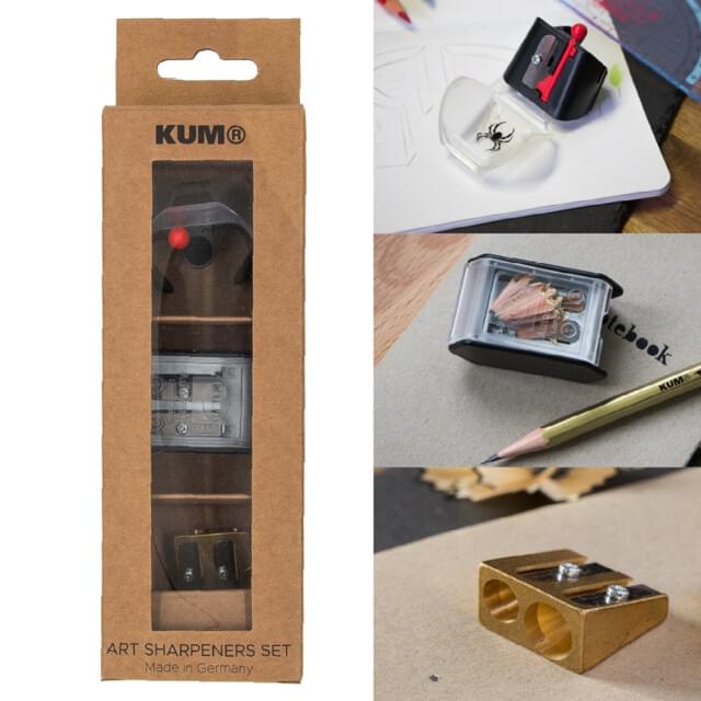 KUM 3 Piece Art Sharpener Set