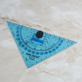 KUM 16cm Triangle Protractor