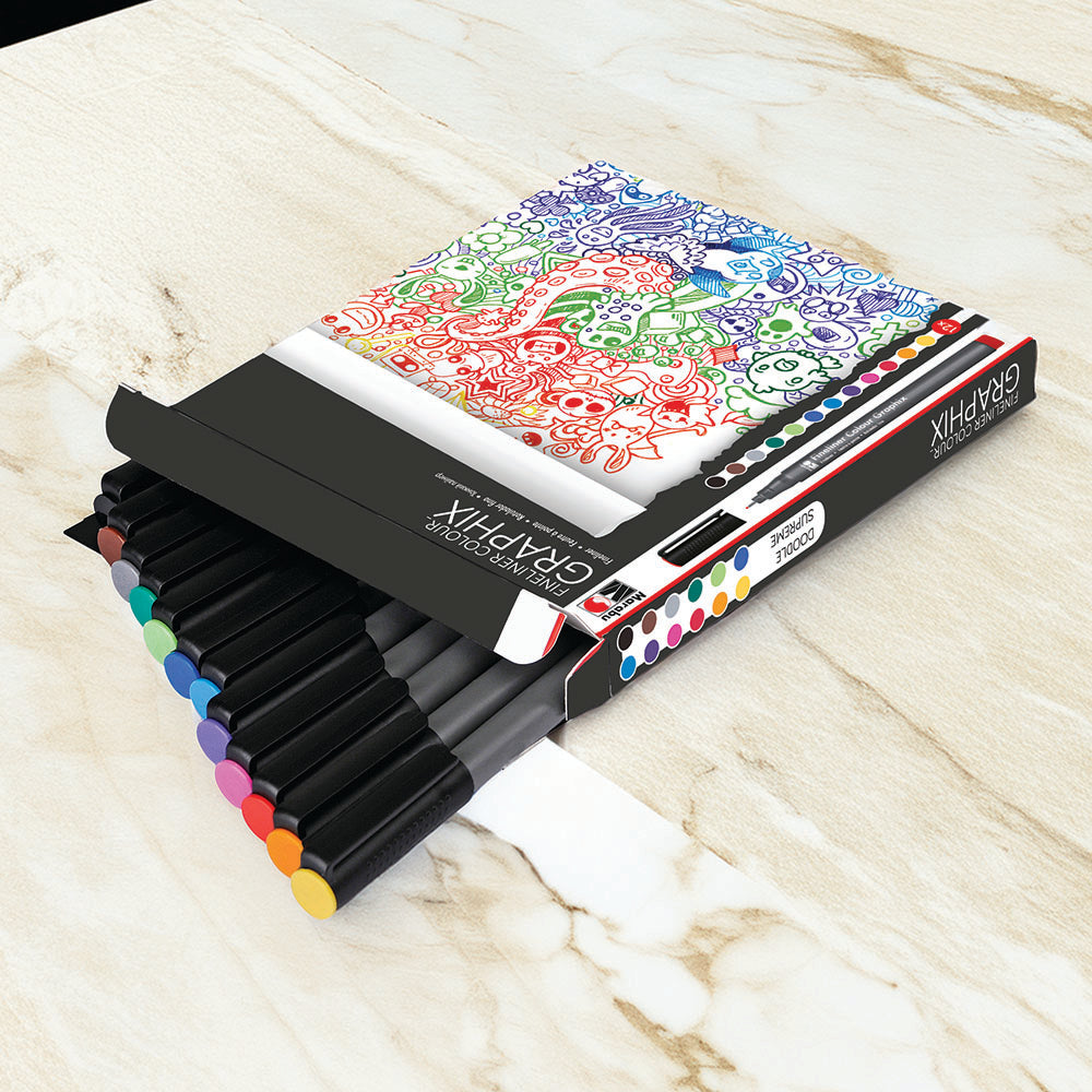 Marabu Graphix Fineliner Colour Set 12