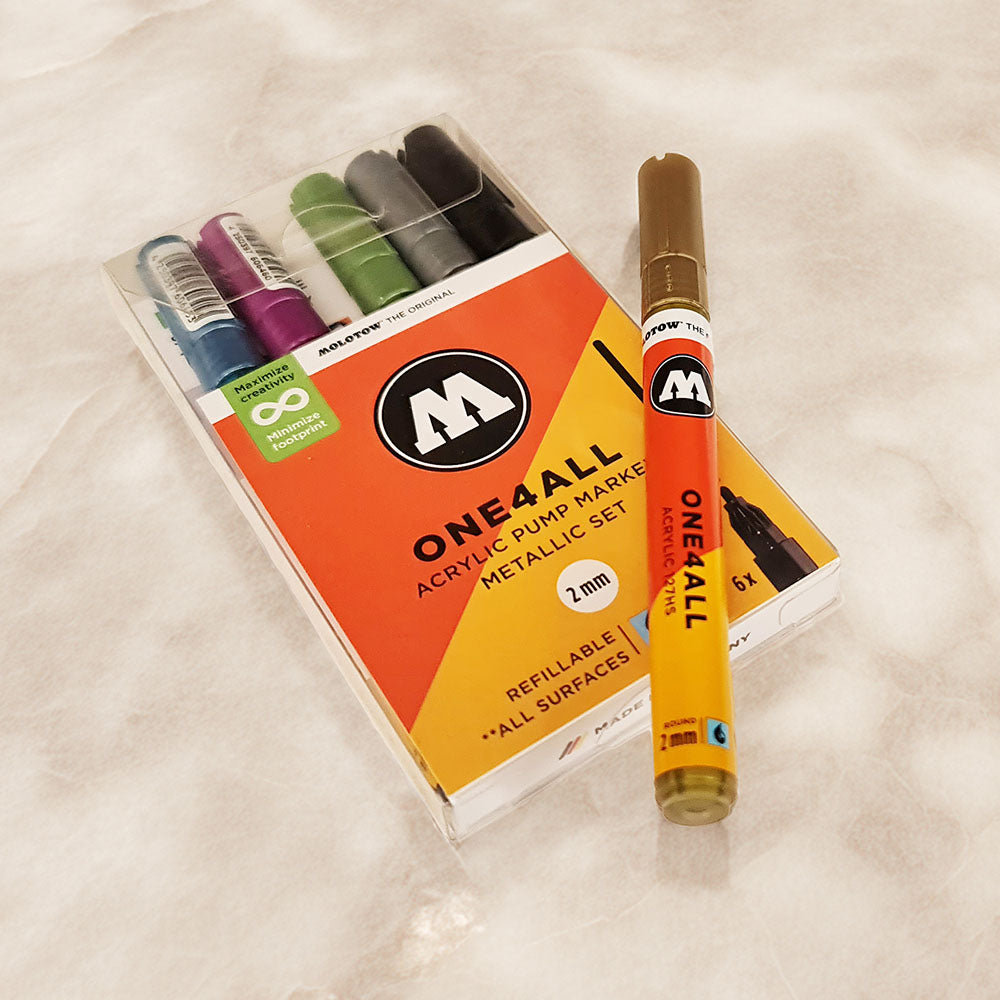 Molotow One4all Metallic Set