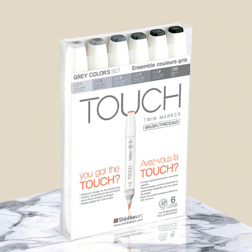 ShinHan Brush Marker Sets of 6