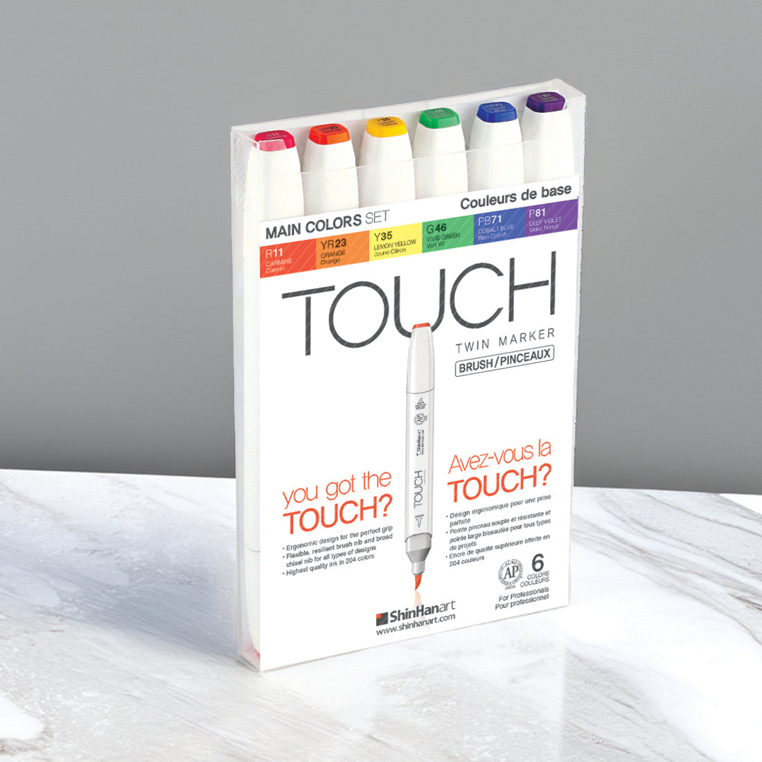 ShinHan Brush Marker Sets of 6