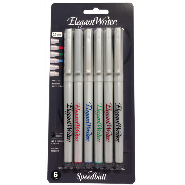 Speedball Elegant Writer Set of 5 Assorted Fine Points