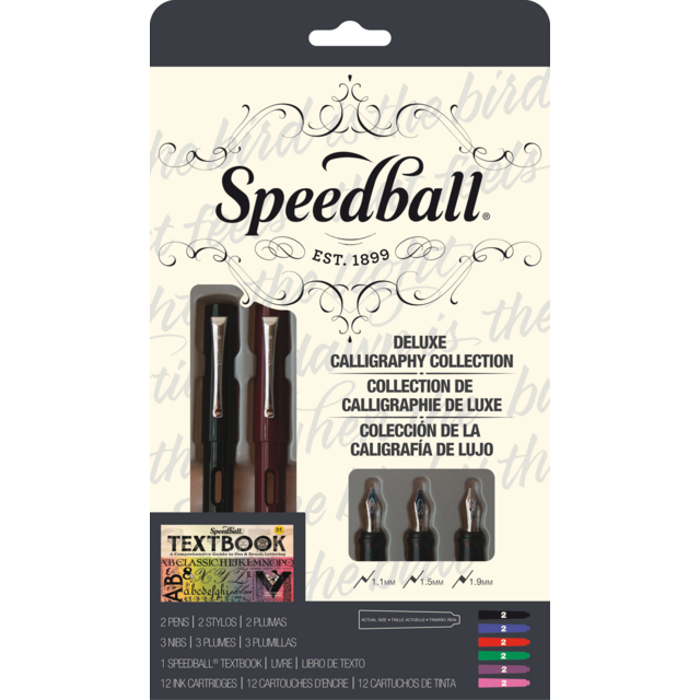 Speedball Deluxe Fountain Pen Calligraphy Kit