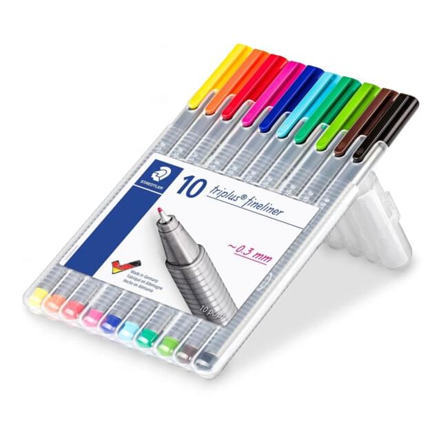 Staedtler Triplus Fineliner Marker Wallet Set