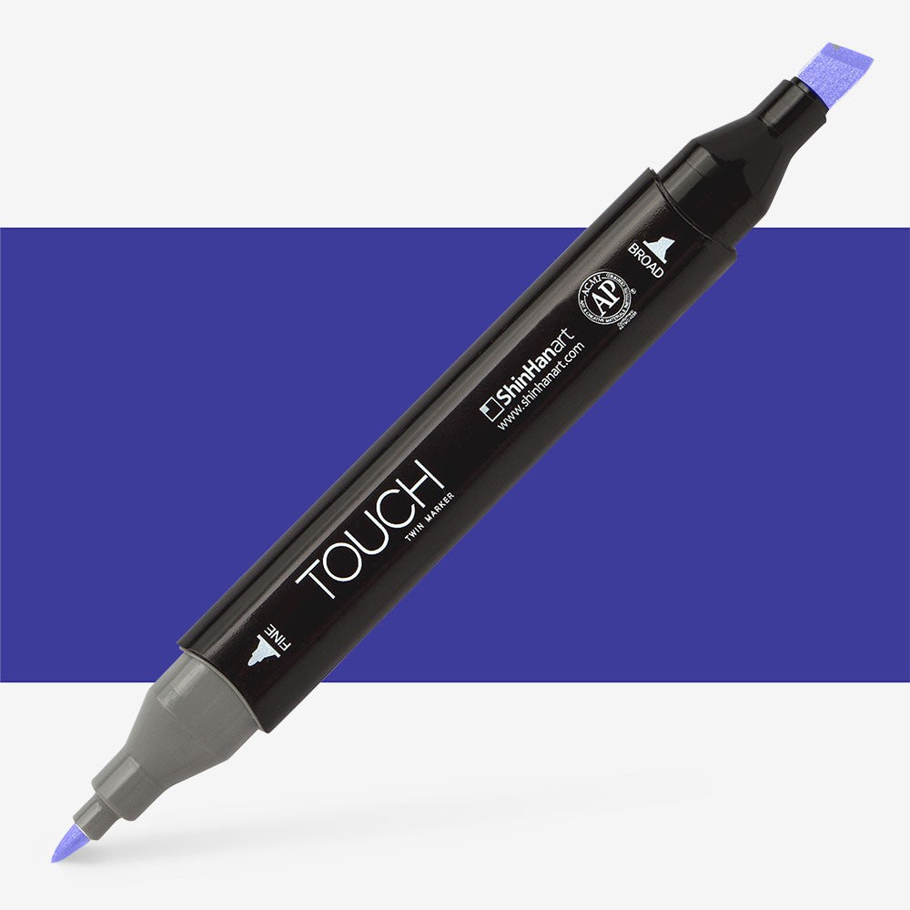 Shinhan Touch Twin Marker | Blue & Purple Tones