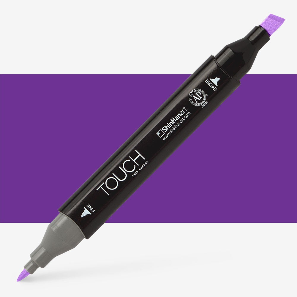 Shinhan Touch Twin Marker | Blue & Purple Tones