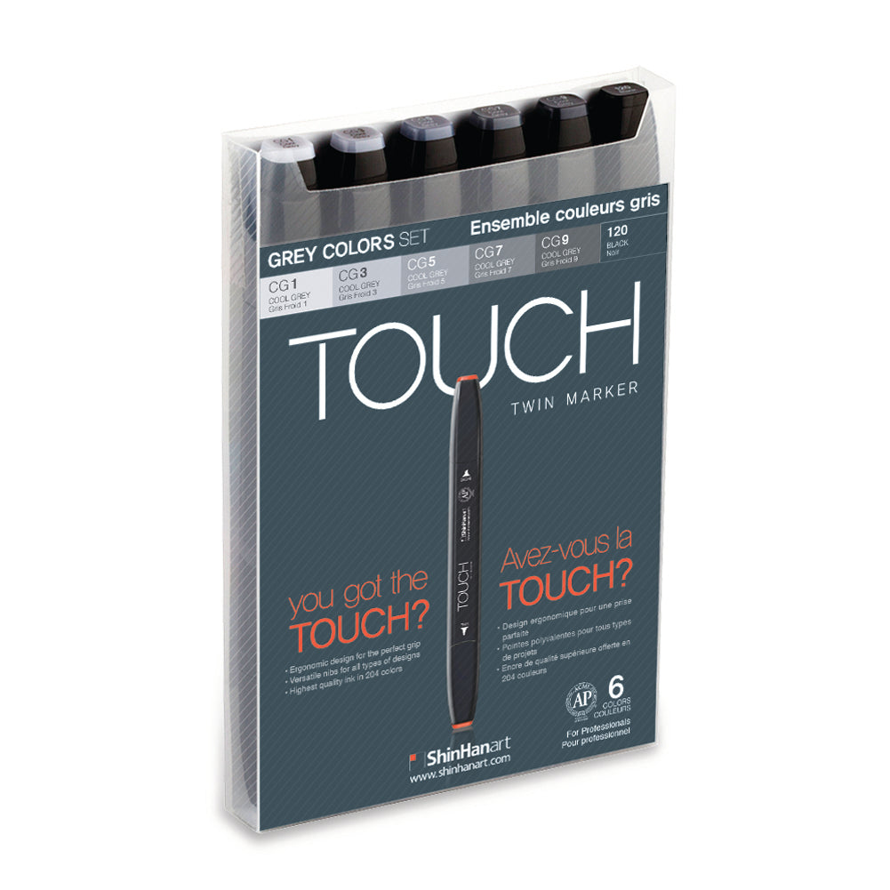 ShinHan Touch Twin Marker Sets of 6