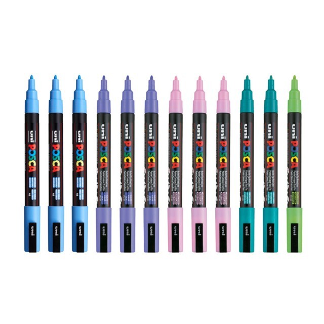 Posca Small Bullet Tip Marker 1.3mm - Assorted Sets