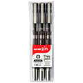 Uniball Fineline Pens Sets of 3 - Black ink