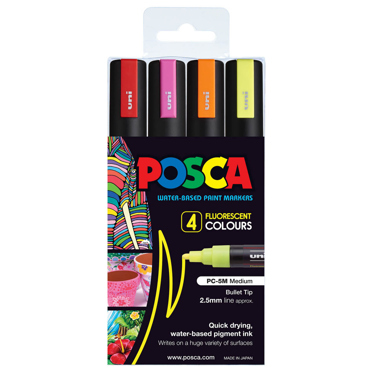 Posca Medium Bullet Tip Markers 2.5mm - Assorted Sets