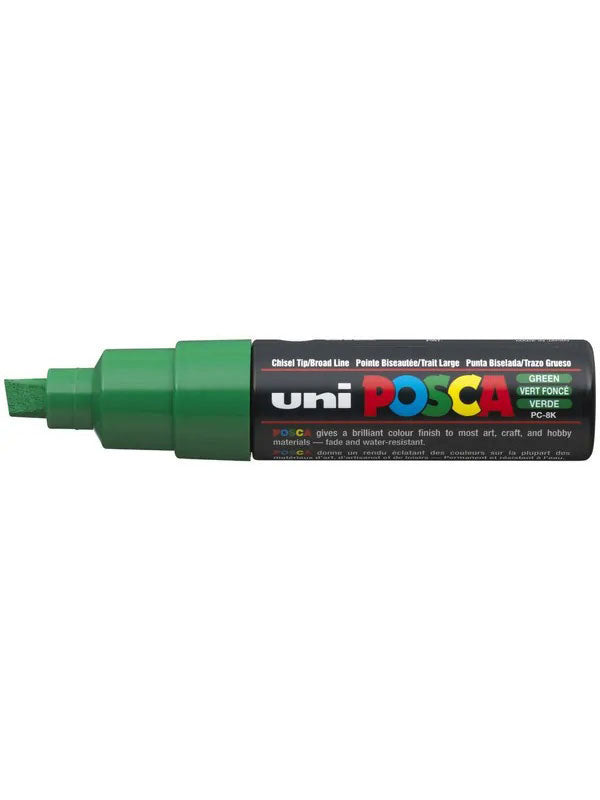 Posca Broad Chisel Tip Markers - 8mm