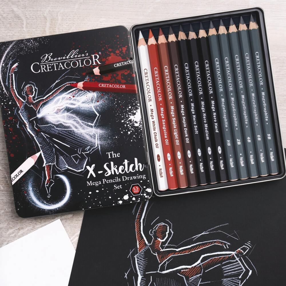 Cretacolor X-Sketch Mega Sketching Pencil Set