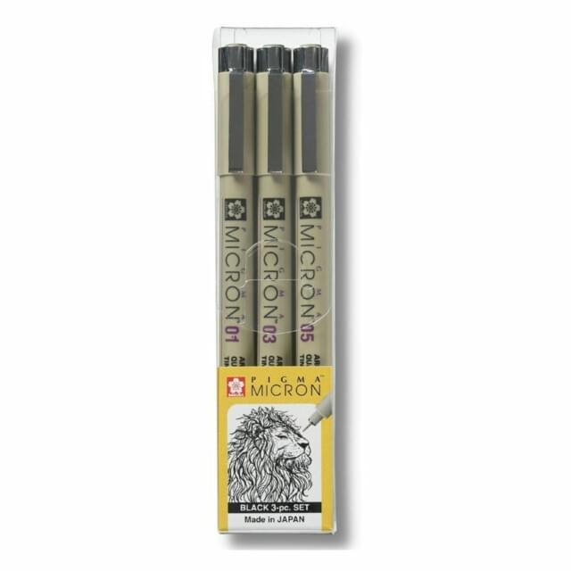 Pigma Micron Black Sets