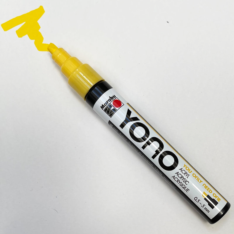 Marabu YONO Paint Markers | Chisel Tip Single Colours