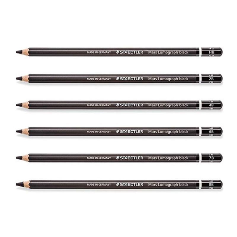Staedtler Lumograph Black Pencils